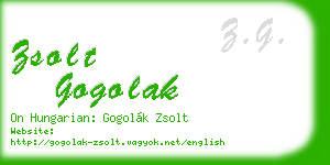 zsolt gogolak business card